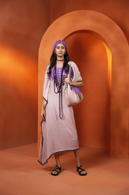 Kachcha Lilac Kaftan